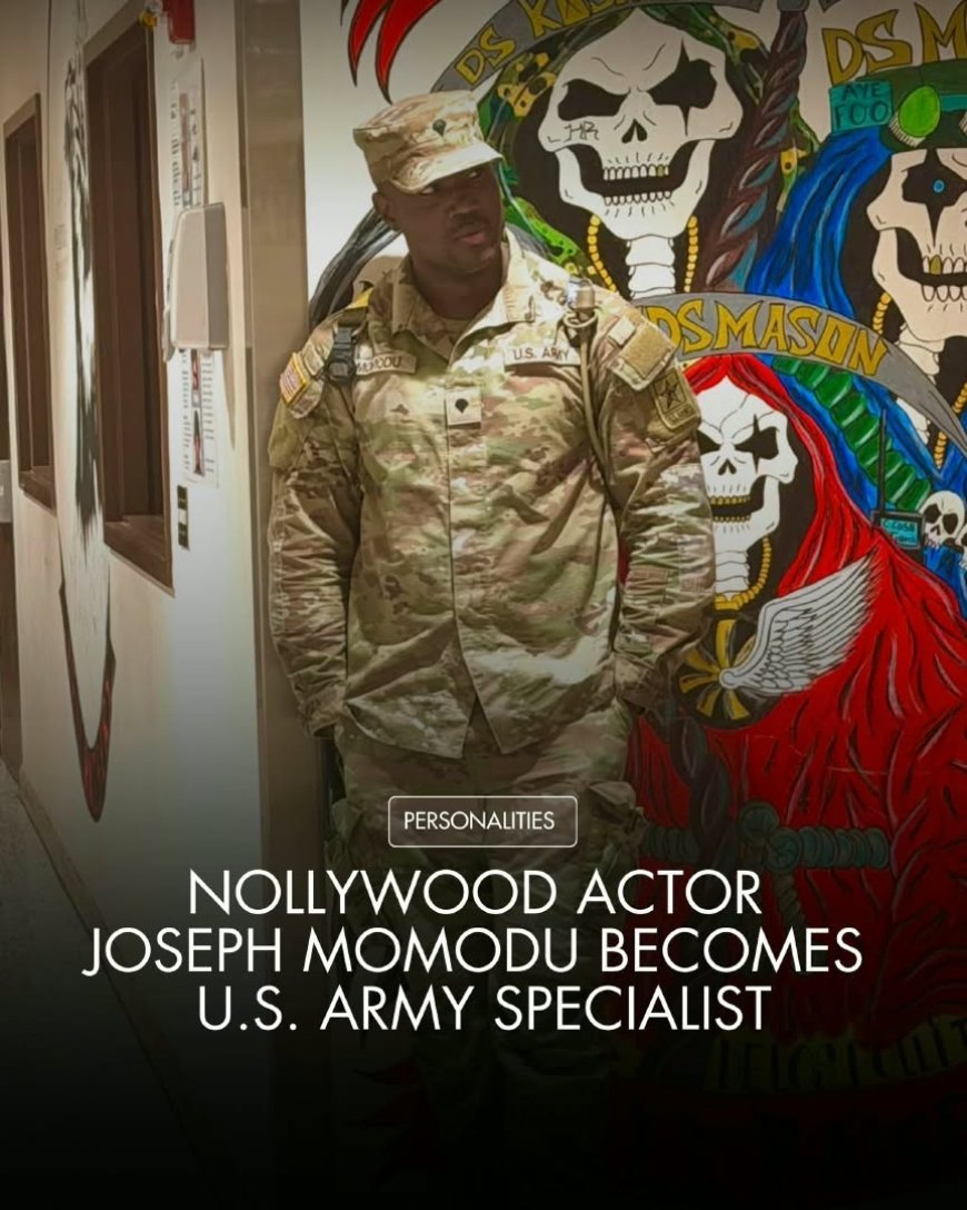 Joseph Momodu Earns US Army Specialist Rank