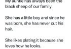 What’s your take on this? ???? And be honest… who’s the black sheep in your family