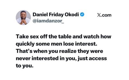 TAKE SEX OFF THE TABLE AND WATCH WHO STILL STAYS