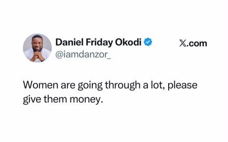 Women are going through a lot, please… give them money