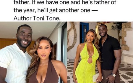 HE WANTS FIVE KIDS, BUT HIS BEHAVIOUR WILL DETERMINE HOW MANY WE HAVE” — TONI TON