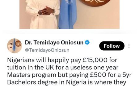 “UNGRATEFUL AND ENTITLED” — SPACE SCIENTIST CRITICISES NIGERIANS OVER FOREIGN VS LOCAL TUITION