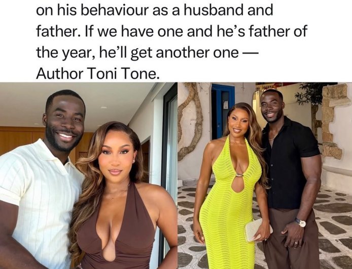 HE WANTS FIVE KIDS, BUT HIS BEHAVIOUR WILL DETERMINE HOW MANY WE HAVE” — TONI TON