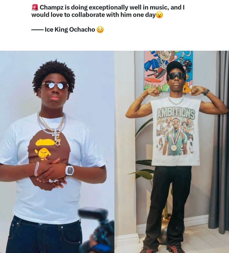 ICE KING OCHACHO PRAISES CHAMPZ, HINTS AT POSSIBLE COLLAB