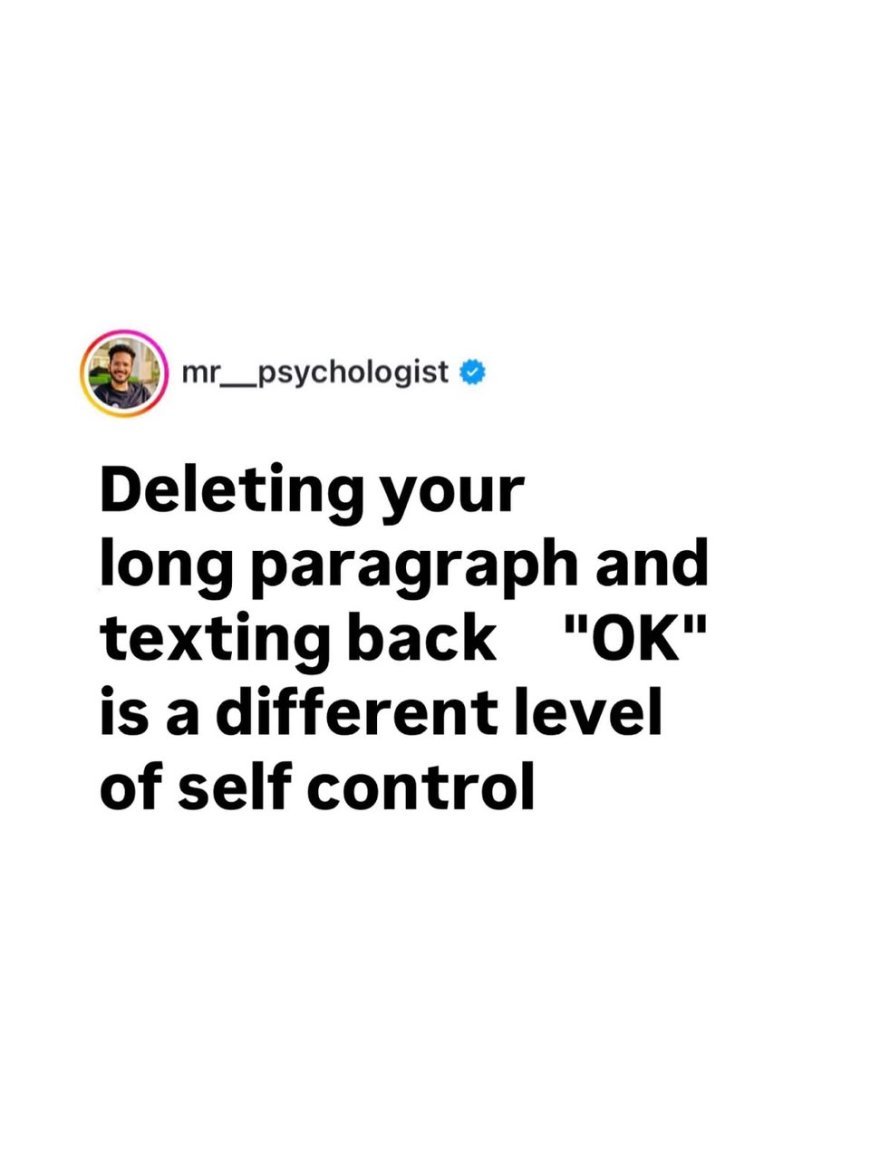 Deleting the long paragraph and simply replying “okay” isn’t always the silent treatment. Sometimes, it’s emotional growth.