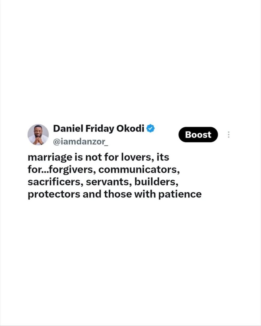 Marriage isn’t just for lovers. It’s for forgivers, communicators, sacrificers, servants, builders, protectors, and people with patience