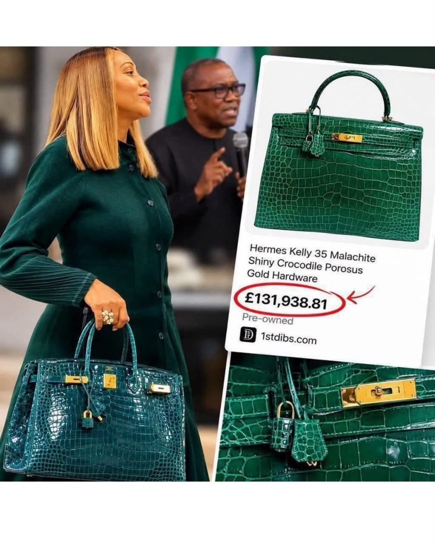 PETER OBI RESPONDS TO WIFE’S HERMÈS BAG CONTROVERSY