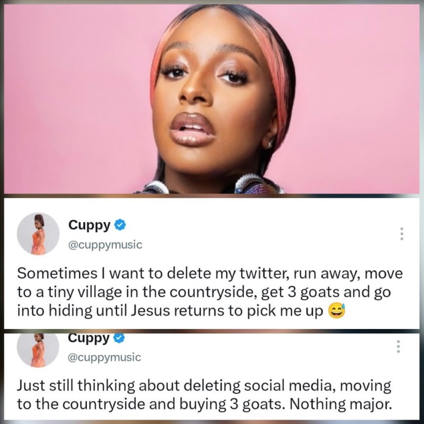 CUPPY IS STILL DREAMING OF LEAVING SOCIAL MEDIA FOR A QUIET LIFE IN THE COUNTRYSIDE