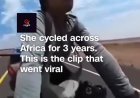 Viral Video Shows Woman Adventurer Being Chased by Man During Cycling Trip in Kenya