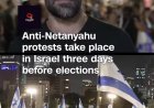 Thousands of Israelis Protest Netanyahu in Tel Aviv Ahead of Crucial Elections  Thousands of Israelis took to the streets of Tel Aviv to protest against Prime Minister Benjamin Netanyahu, just three days before Israel’s consequential elections