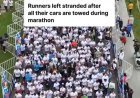 RUNNERS LEFT FUMING AFTER THEIR CARS WERE TOWED DURING A HALF MARATHON