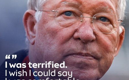SIR ALEX FERGUSON RECALLS FEAR AFTER BRAIN HEMORRHAGE
