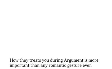 Pay attention to how someone treats you during an argument—it may tell you more than how romantic they are when everything is going well