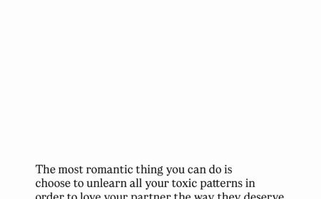 THE MOST ROMANTIC THING YOU CAN DO IS HEAL THE PARTS OF YOU THAT HURT THE PERSON YOU LOVE