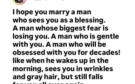MAY YOU FIND A LOVE THAT GROWS OLDER WITH YOU, NOT TIRED OF YOU