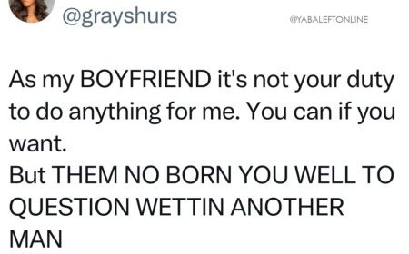As my BOYFRIEND, it’s not your duty to do everything for me. If you want to do something for me, do it out of love, not obligatio