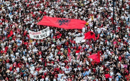 Tensions Escalate in Albania as Riot Police Clash With Protesters in Tirana