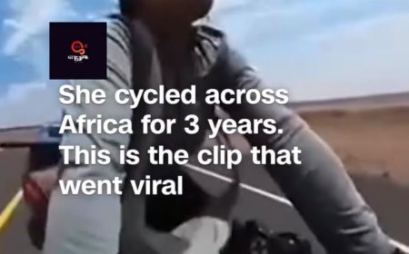 Viral Video Shows Woman Adventurer Being Chased by Man During Cycling Trip in Kenya