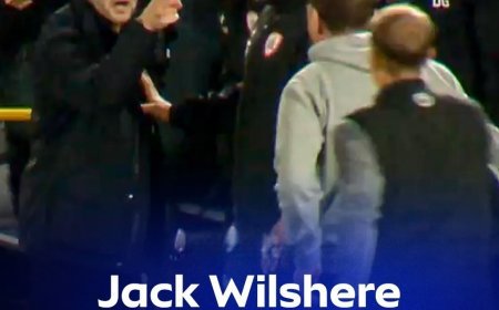 TENSIONS BOIL OVER! ???????? Jack Wilshere Clashes With Barnsley Dugout After Luton’s 2–1 Victory