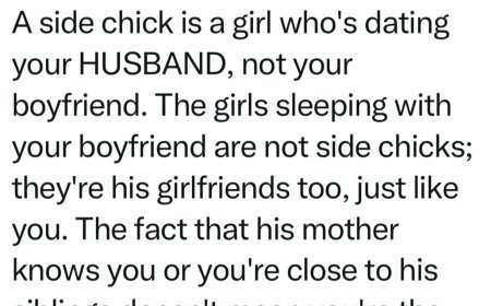 Lady Shares Her Hilarious Definition of a Side Chick ???????????? Is she right