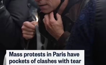 Over 100,000 Protesters March in Paris Over School Funding and Rising Cost of Living