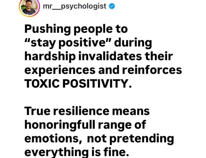 TOXIC POSITIVITY: WHEN “STAY POSITIVE” DOES MORE HARM THAN GOOD