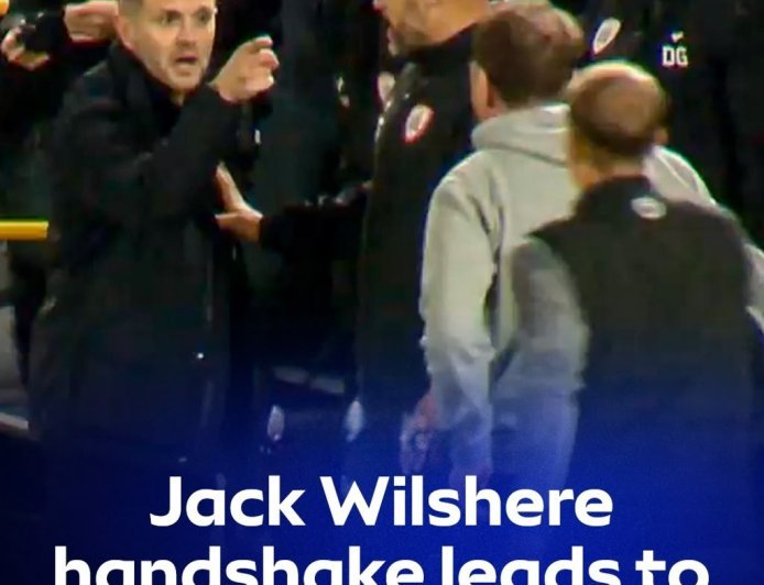 TENSIONS BOIL OVER! ???????? Jack Wilshere Clashes With Barnsley Dugout After Luton’s 2–1 Victory