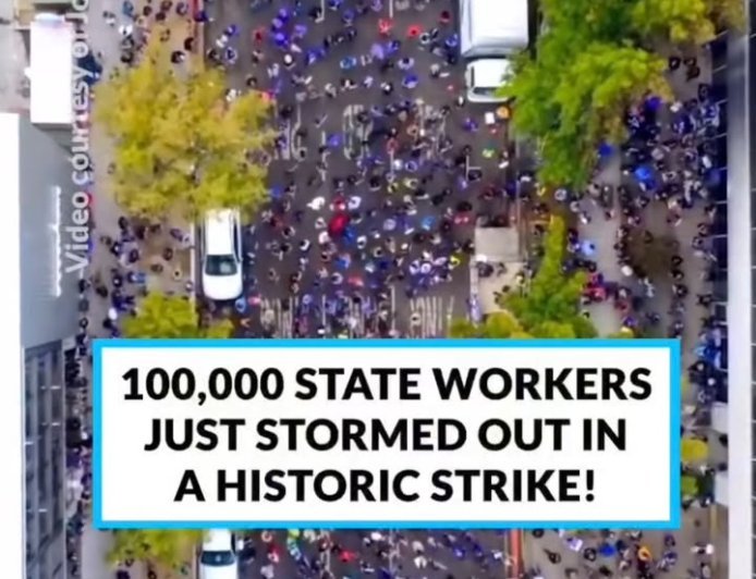 100,000 California State Workers Unite to Demand Better Pay and Working Conditions