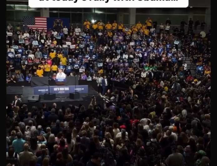 “OBAMA’S NOT ON THE EPSTEIN FILES EITHER!” — AUDIENCE MEMBER SHOUTS DURING ABDUL EL-SAYED’S SPEECH AT RALLY WITH OBAMA