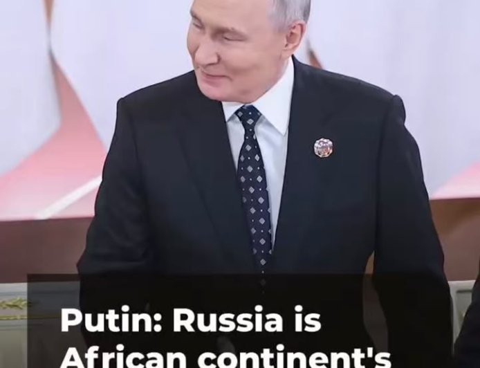 PUTIN TELLS AFRICAN LEADERS RUSSIA IS THEIR BEST PARTNER