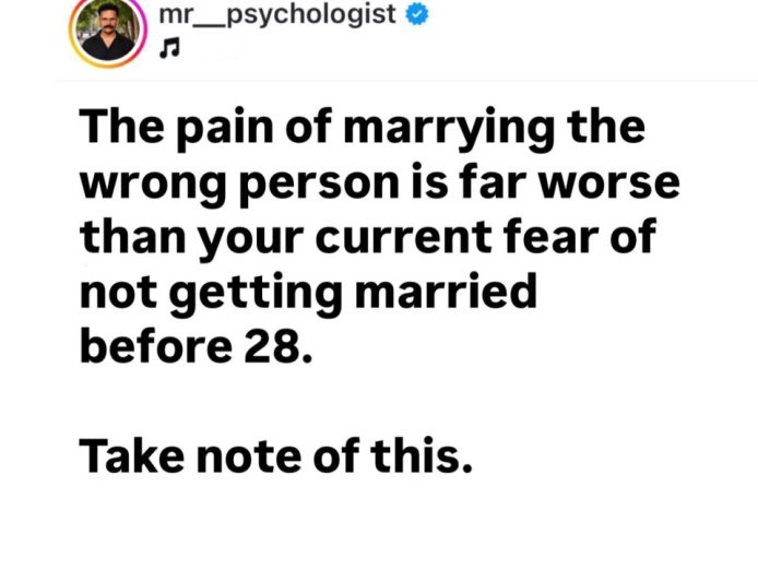 “YOU’RE 27 AND STILL NOT MARRIED?” HERE’S WHY YOU SHOULD NEVER RUSH INTO MARRIAGE