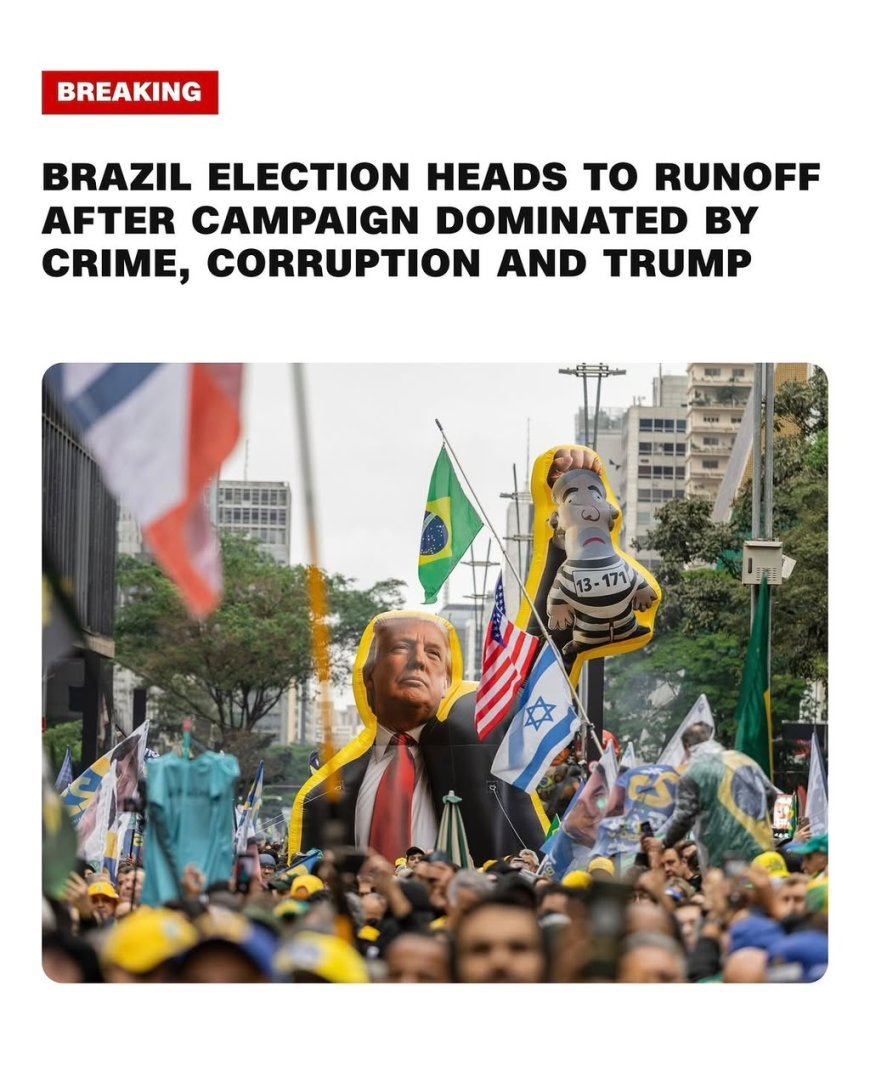 Brazil’s presidential race is heading for a runoff.