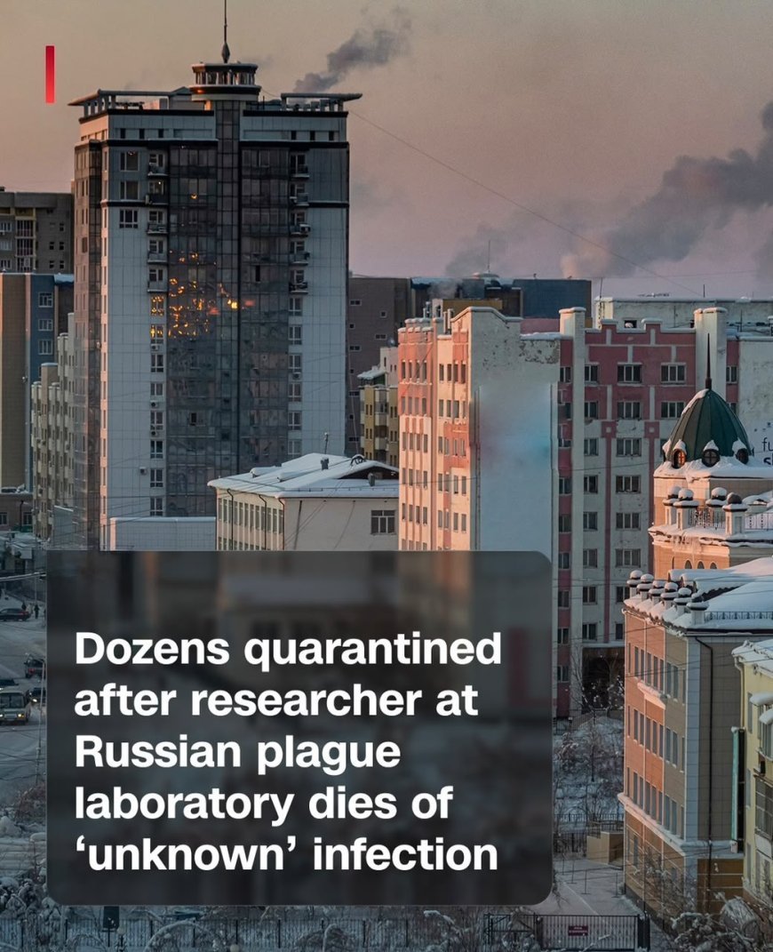 Questions are mounting in Russia after the unexplained death of a young woman who worked at a Siberian laboratory specializing in plague research
