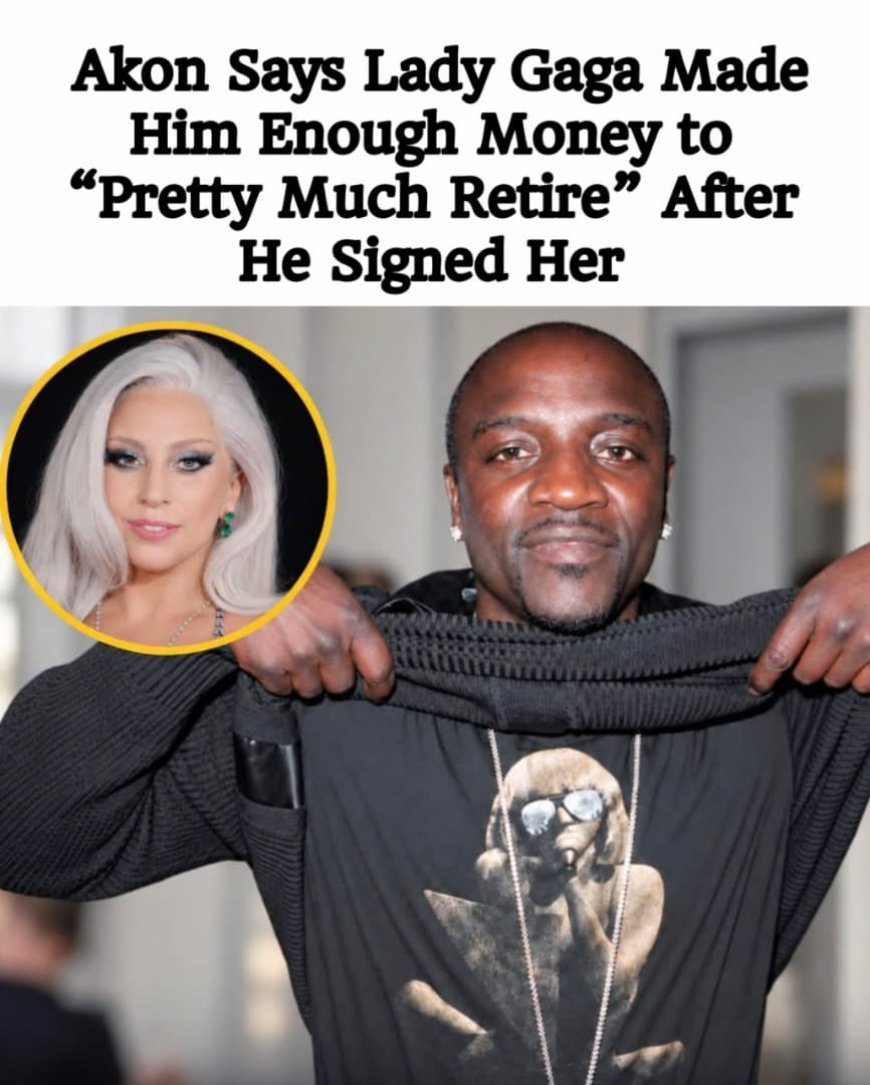 AKON ONCE SIGNED LADY GAGA — AND LATER SAID HER SUCCESS HAD “PRETTY MUCH RETIRED” HIM