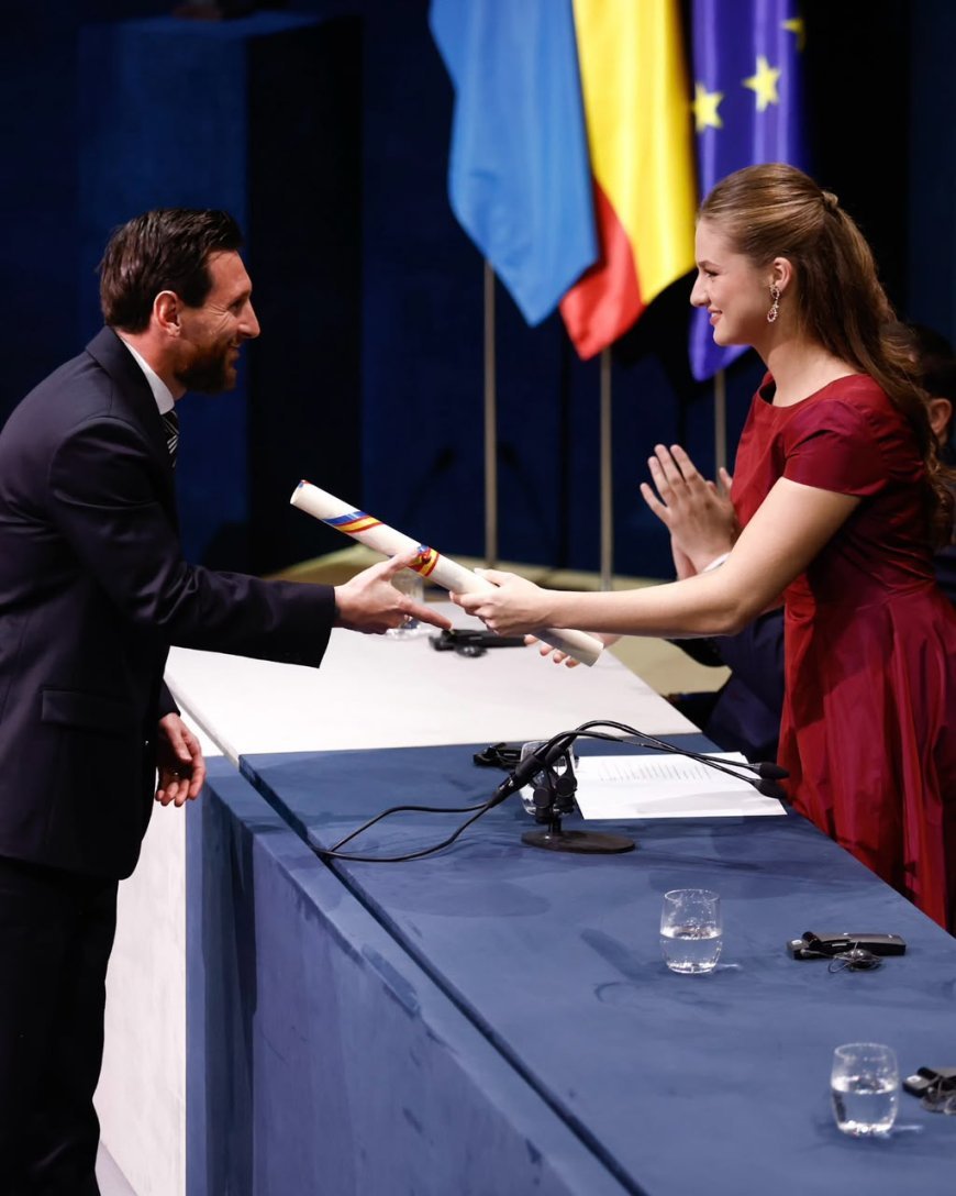 Lionel Messi Honoured with the 2026 Princess of Asturias Sports Award