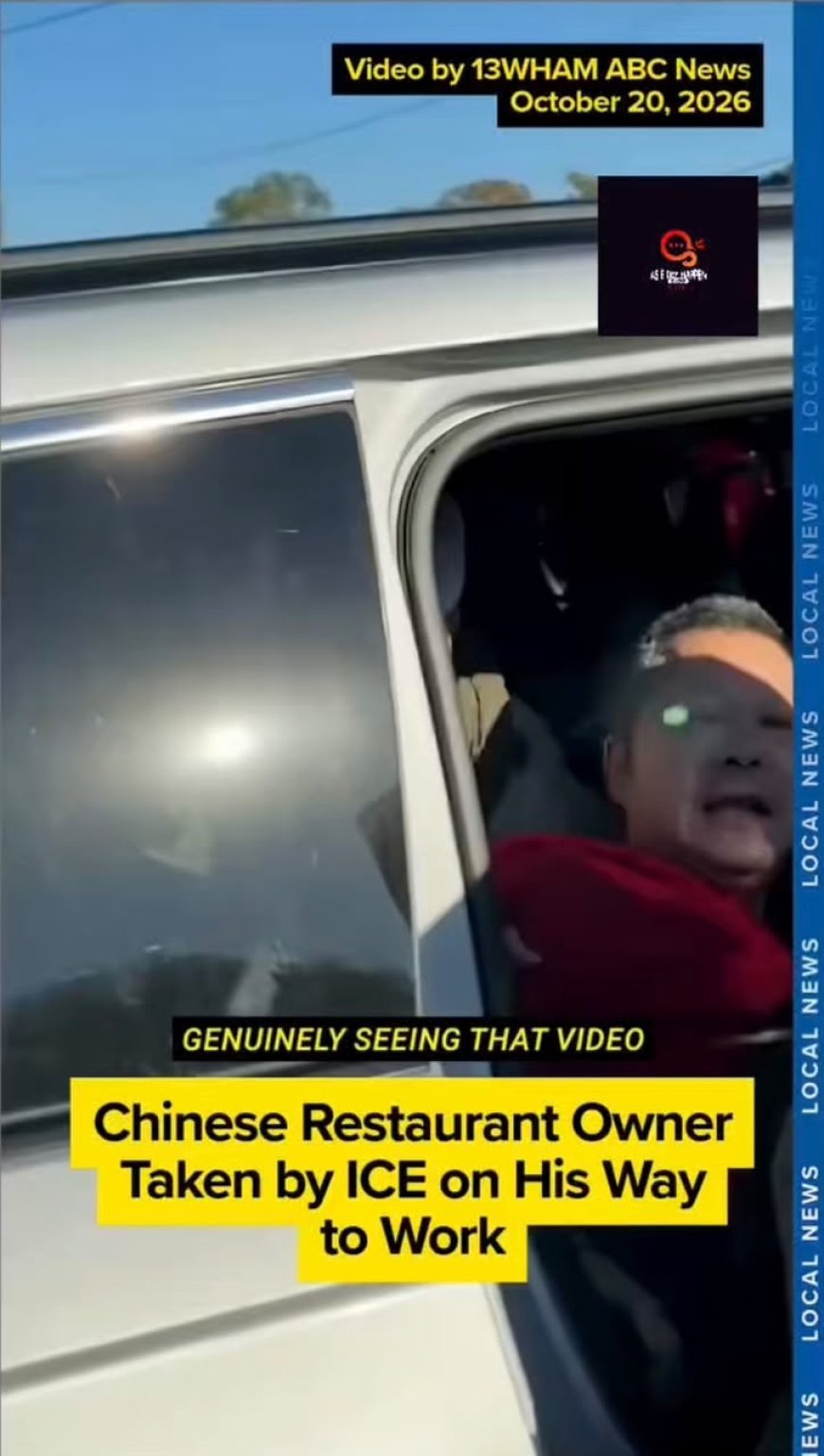 Chinese Restaurant Owner Detained by ICE, Leaving His Wife and Six Children Demanding Answers