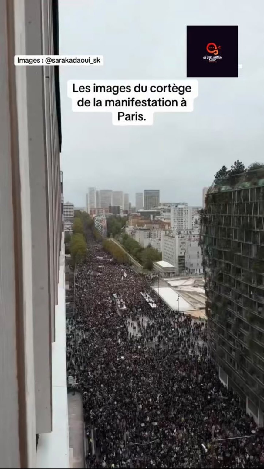 Massive Protest in Paris Draws Hundreds of Thousands, With Conflicting Crowd Estimates