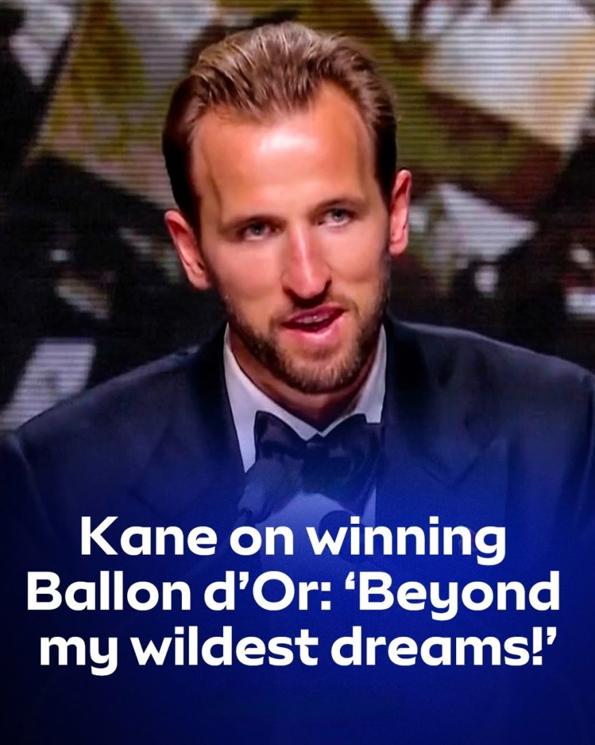 HARRY KANE’S EMOTIONAL SPEECH AFTER WINNING THE 2026 BALLON D’OR!