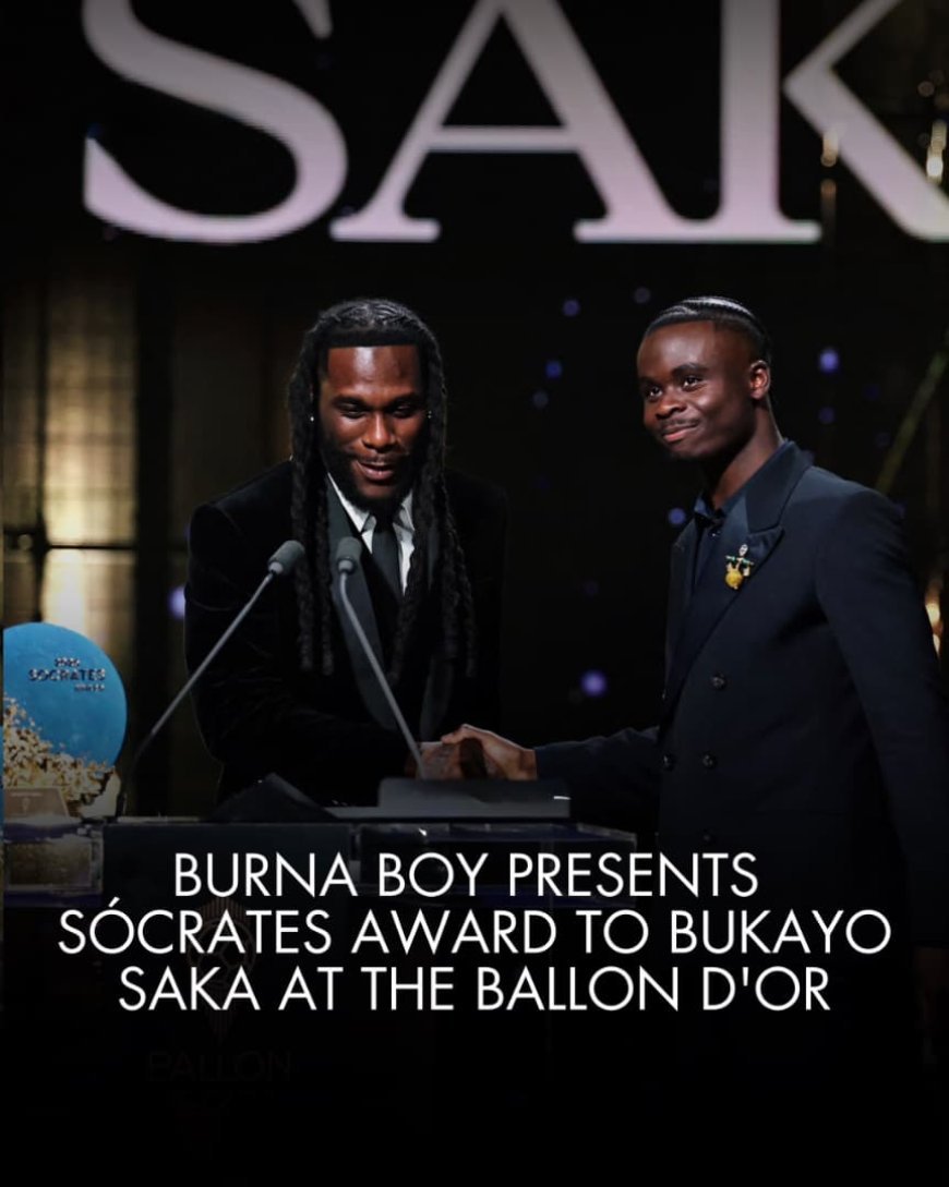 BUKAYO SAKA HONOURED WITH 2026 SÓCRATES AWARD FOR HIS HUMANITARIAN WORK!